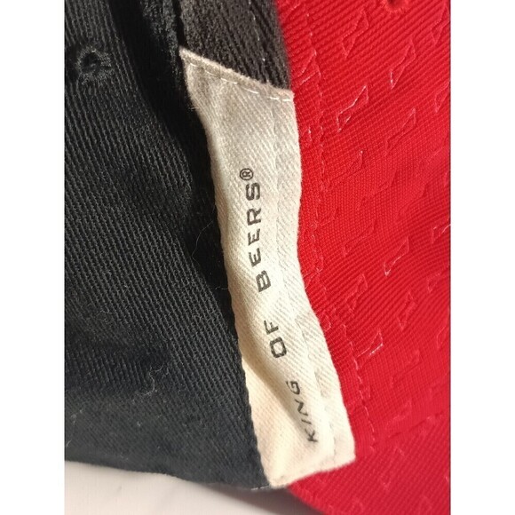 Budweiser Hat Red Black White - Picture 5 of 8